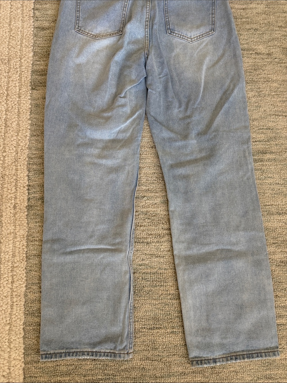 Light Blue Distressed Denim Jeans - Picture 8 of 8